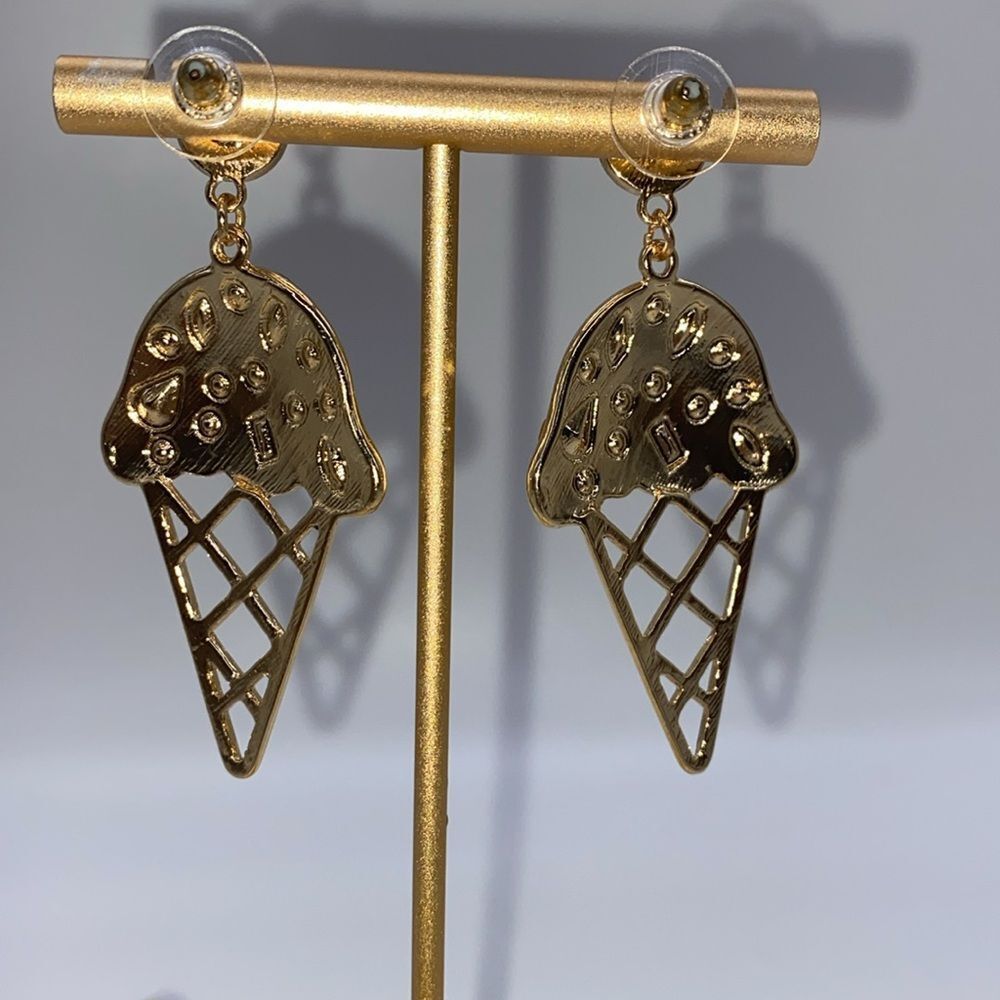 🔅🆕 🔅 Darling BoHo Rhinestone 🍭 Ice Cream Earrings 🍦✨ - Picture 6 of 13